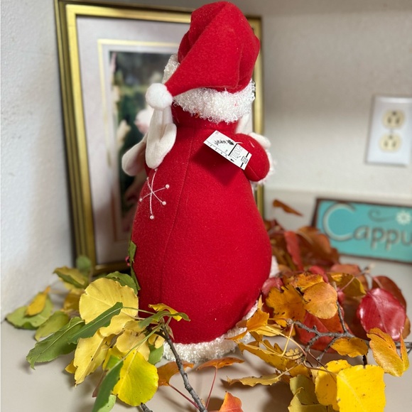 Jolly Santa Claus Decoration with Brown Gift Bag - Picture 12 of 16